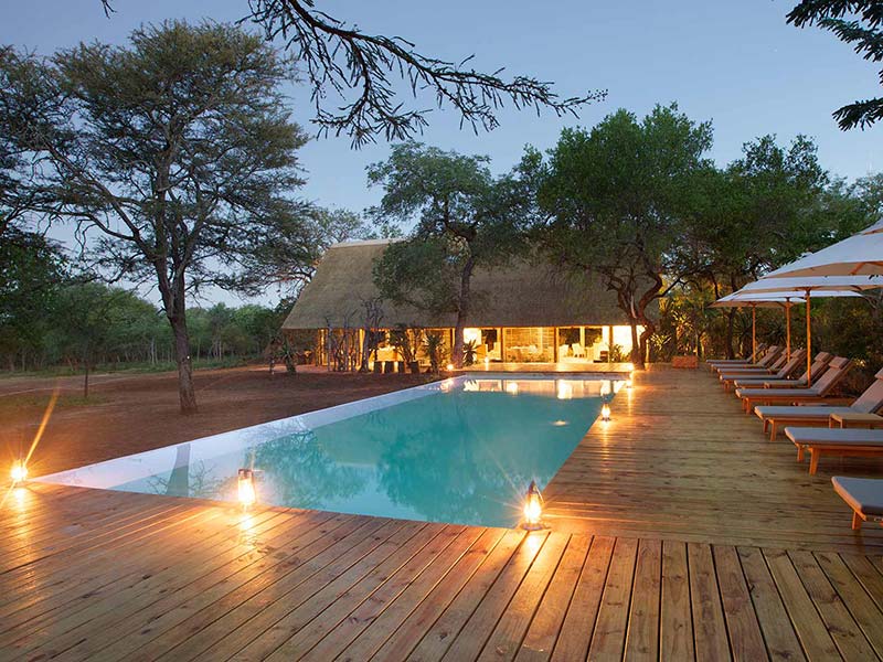Relax by the pool at Kapama Southern Camp in Kapama Private Game Reserve South Africa