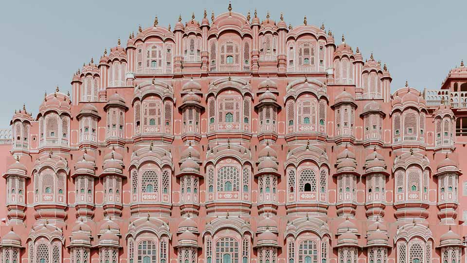 The pink city of Jaipur, India