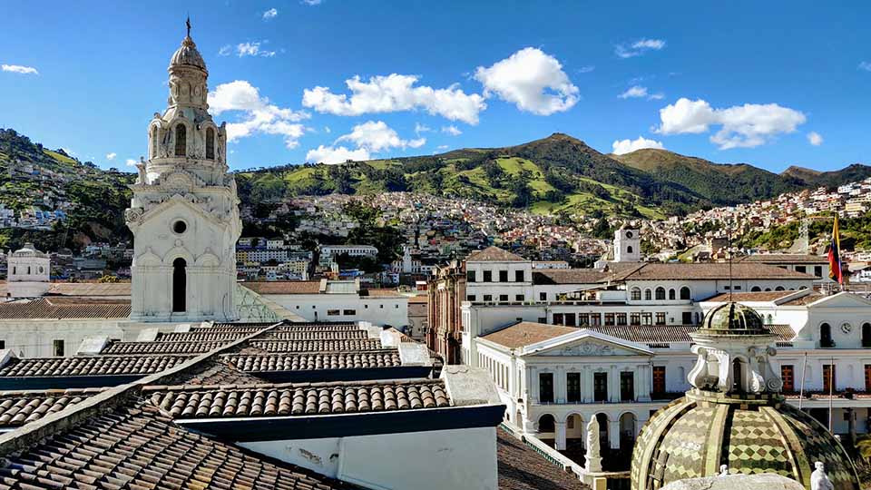 Quito Old Town in Ecuador