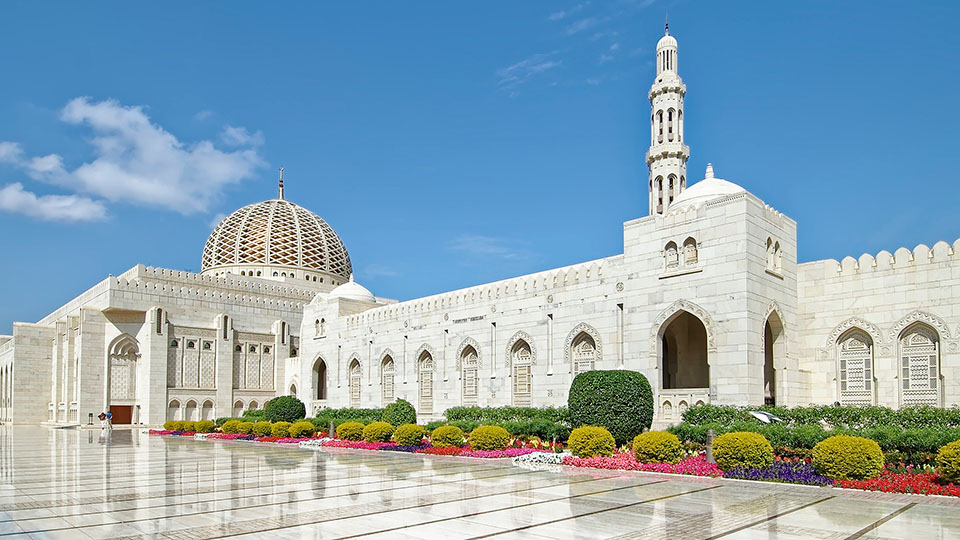 The Sultan Taboos Grand Mosque, Muscat, Oman